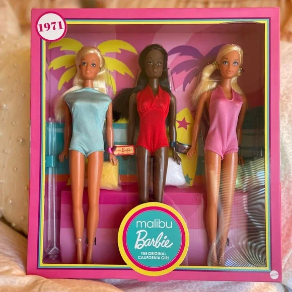 Mattel Signature 50th Anniversary Set of 1971 Malibu Barbie - Picture 1 of 6